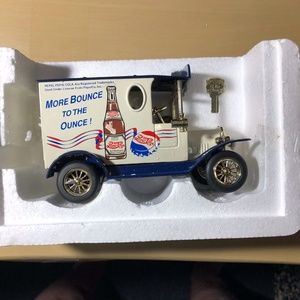 Metal Pepsi truck